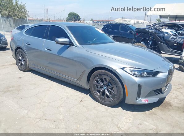WBY73AW08PFP84033 2023 BMW I4 Gray Front right