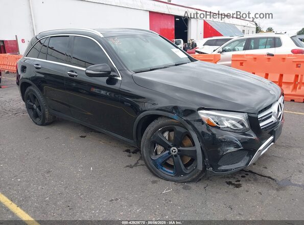 WDC0G5EB8KF636095 2019 MERCEDES-BENZ GLC 350E Black Front right