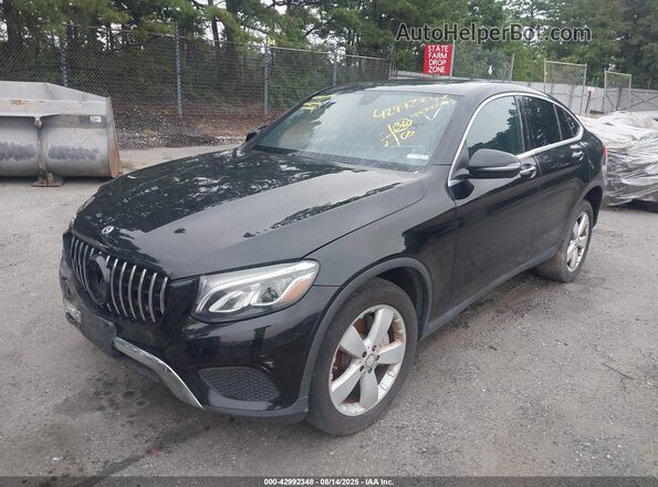WDC0J4KB0JF297699 2018 MERCEDES-BENZ GLC 300 COUPE Черный Передняя левая четверть