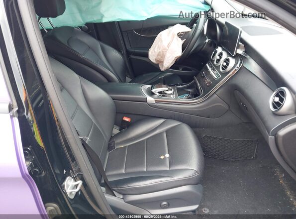 WDC0J4KB4HF196319 2017 MERCEDES-BENZ GLC 300 COUPE Purple Вид салону спереду