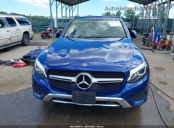 WDC0J4KB7JF360927 2018 MERCEDES-BENZ GLC 300 COUPE Синий Вид задней части салона