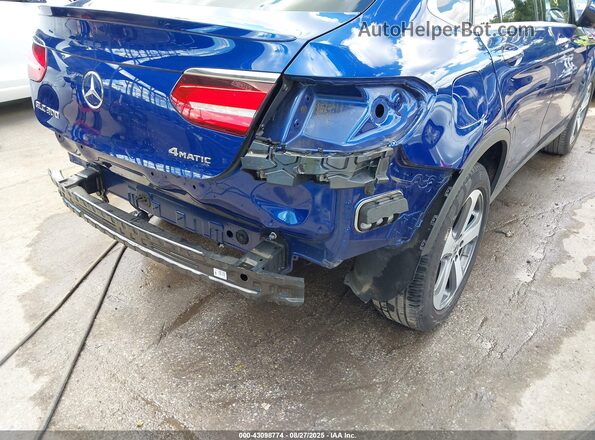 WDC0J4KB7JF360927 2018 MERCEDES-BENZ GLC 300 COUPE Синий Вид спереди