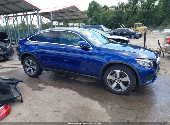 WDC0J4KB7JF360927 2018 MERCEDES-BENZ GLC 300 COUPE Синий Панорамный вид салона 360°