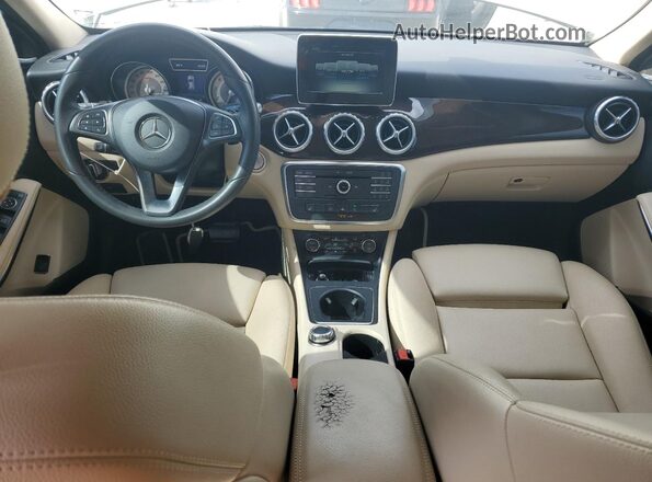 WDCTG4EB5HJ349892 2017 MERCEDES-BENZ GLA White წინა პანელის ხედი