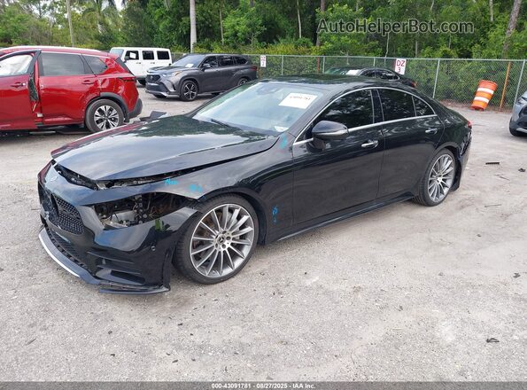 WDD2J5JB1KA027844 2019 MERCEDES-BENZ CLS-CLASS Черный Передняя левая четверть