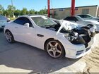 2016 Mercedes-benz Slk 350   White vin: WDDPK5HA3GF115465