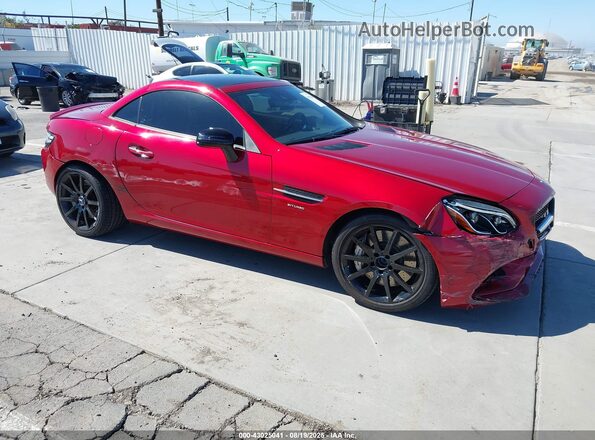 WDDPK6GA5HF128601 2017 MERCEDES-BENZ AMG SLC 43 Burgundy წინა მარჯვენა