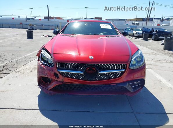 WDDPK6GA5HF128601 2017 MERCEDES-BENZ AMG SLC 43 Burgundy ხელსაწყოთა პანელის ხედი