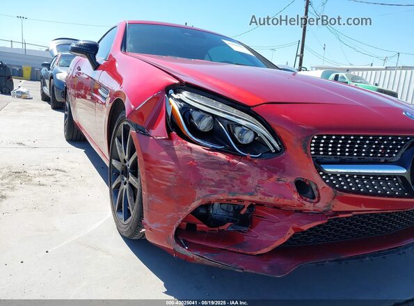 WDDPK6GA5HF128601 2017 MERCEDES-BENZ AMG SLC 43 Burgundy წინა ხედი