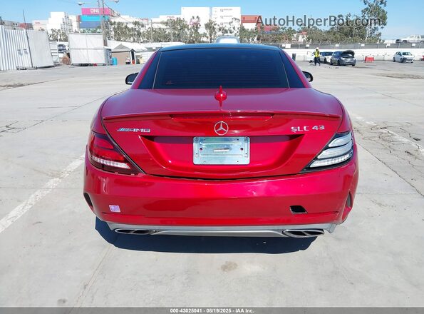 WDDPK6GA5HF128601 2017 MERCEDES-BENZ AMG SLC 43 Burgundy 