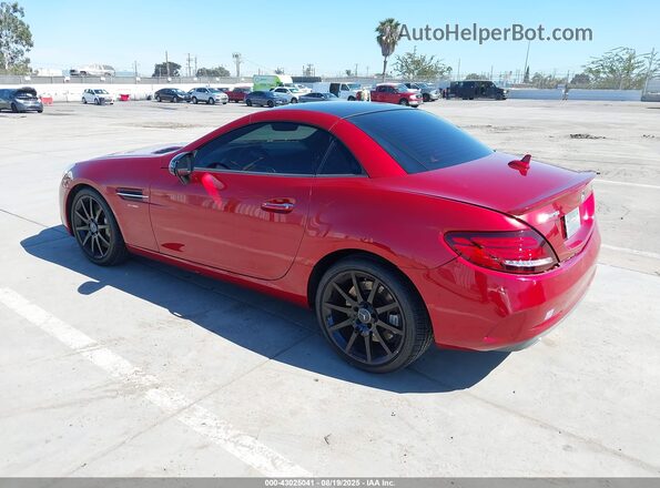 WDDPK6GA5HF128601 2017 MERCEDES-BENZ AMG SLC 43 Burgundy უკანა მარცხენა