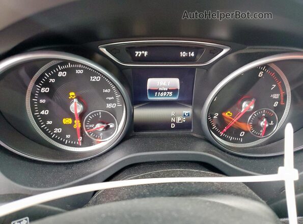 WDDSJ4EB1HN468055 2017 MERCEDES-BENZ CLA-CLASS Black ხელსაწყოთა პანელის ხედი