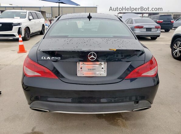 WDDSJ4EB1HN468055 2017 MERCEDES-BENZ CLA-CLASS Black უკანა ხედი