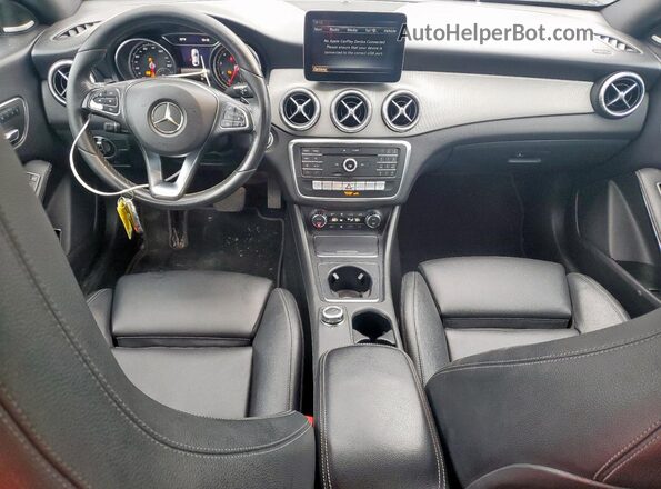 WDDSJ4EB1HN468055 2017 MERCEDES-BENZ CLA-CLASS Black წინა პანელის ხედი