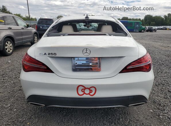 WDDSJ4EB7HN442866 2017 MERCEDES-BENZ CLA-CLASS Белый Вид сзади