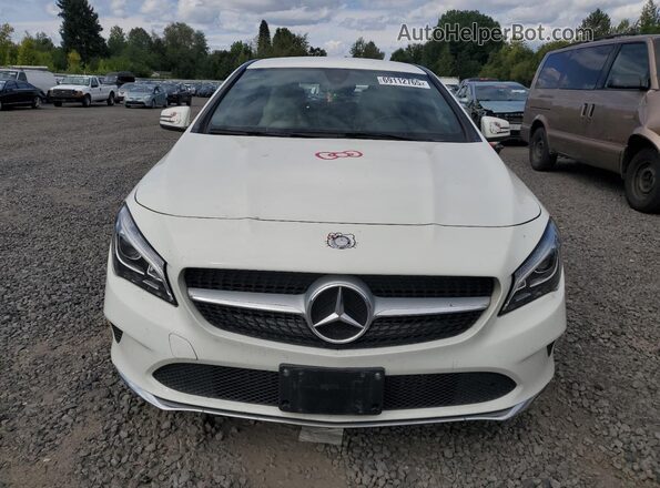 WDDSJ4EB7HN442866 2017 MERCEDES-BENZ CLA-CLASS Белый Вид спереди
