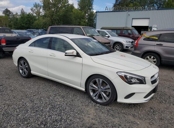WDDSJ4EB7HN442866 2017 MERCEDES-BENZ CLA-CLASS Белый Передняя правая четверть