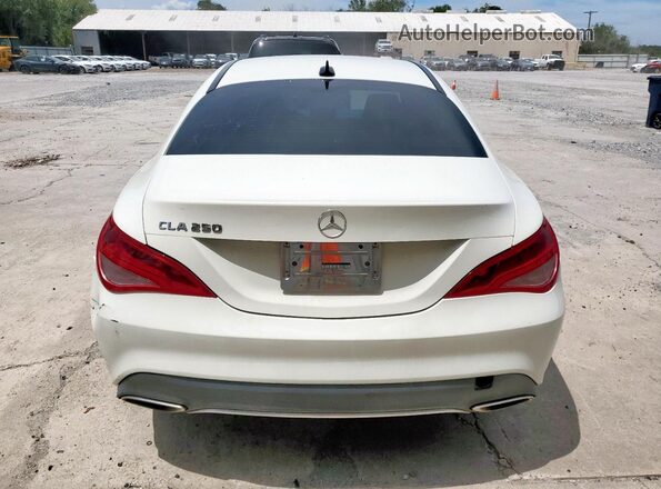 WDDSJ4EB9JN580012 2018 MERCEDES-BENZ CLA-CLASS White Widok z tyłu