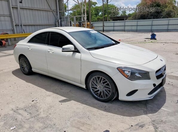 WDDSJ4EB9JN580012 2018 MERCEDES-BENZ CLA-CLASS White Przód prawy