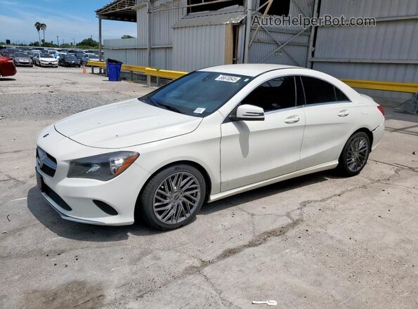 WDDSJ4EB9JN580012 2018 MERCEDES-BENZ CLA-CLASS White Przód lewy