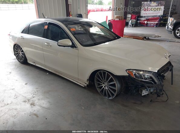 WDDUG8CB2HA313829 2017 MERCEDES-BENZ S-CLASS White Przód prawy