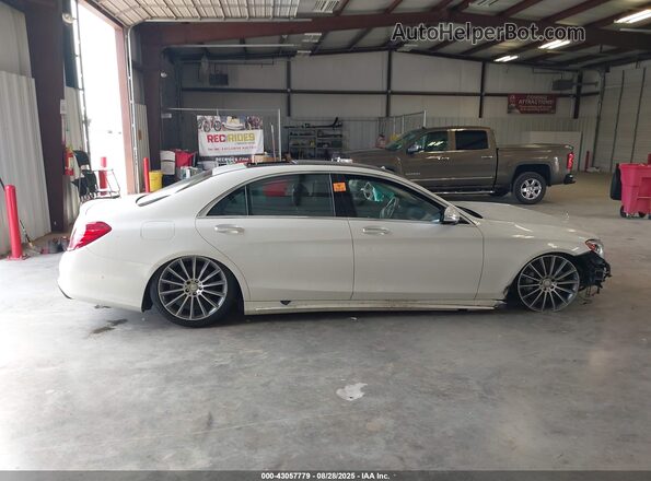 WDDUG8CB2HA313829 2017 MERCEDES-BENZ S-CLASS White Widok wnętrza z tyłu