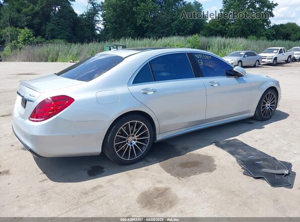 WDDUG8FB6GA237607 2016 MERCEDES-BENZ S-CLASS Серебряный Задняя правая четверть