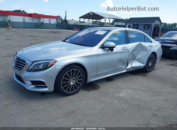WDDUG8FB6GA237607 2016 MERCEDES-BENZ S-CLASS Серебряный Передняя левая четверть