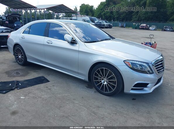 WDDUG8FB6GA237607 2016 MERCEDES-BENZ S-CLASS Серебряный Передняя правая четверть