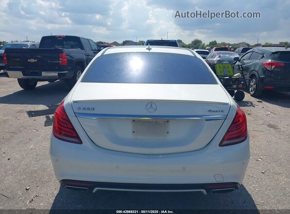 WDDUG8FBXGA210765 2016 MERCEDES-BENZ S-CLASS Белый 