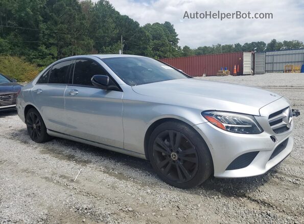 WDDWF8DB1LR532057 2020 MERCEDES-BENZ C Серебряный Передняя правая четверть