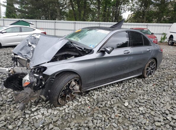WDDWF8EB3LR536559 2020 MERCEDES-BENZ C Gray Առջևի ձախ երեք քառորդ տեսարան