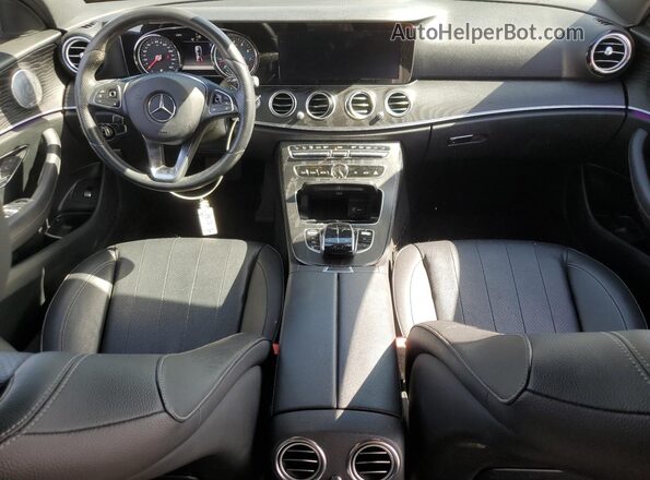 WDDZF4JB2JA319009 2018 MERCEDES-BENZ E Black წინა პანელის ხედი