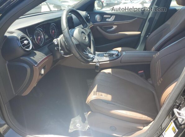 WDDZF4JB5JA356734 2018 MERCEDES-BENZ E Black Front interior view