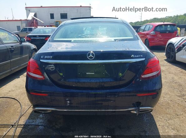 WDDZF4KB8JA311916 2018 MERCEDES-BENZ E Blue 