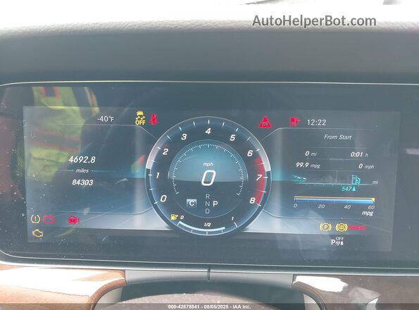 WDDZF4KB8JA311916 2018 MERCEDES-BENZ E Blue Rear seats view
