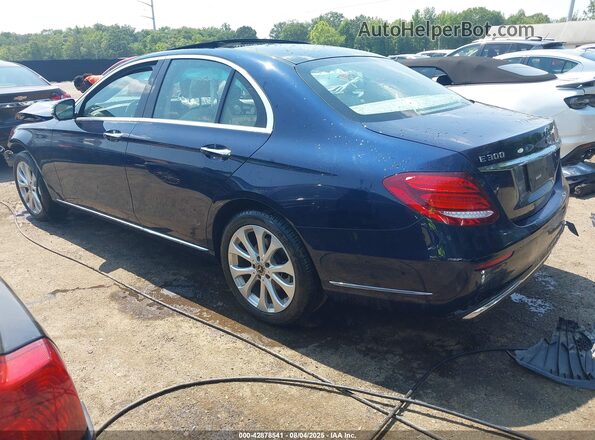 WDDZF4KB8JA311916 2018 MERCEDES-BENZ E Blue Rear left