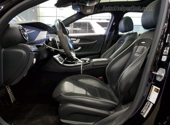WDDZF8KB8JA291982 2018 MERCEDES-BENZ E Black Widok wnętrza z przodu