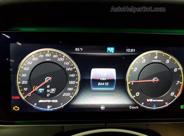 WDDZF8KB8JA291982 2018 MERCEDES-BENZ E Black Widok zestawu wskaźników