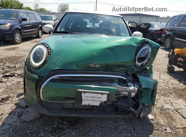 WMW33DH01N2P79501 2022 MINI COOPER Green Դիմացի տեսք