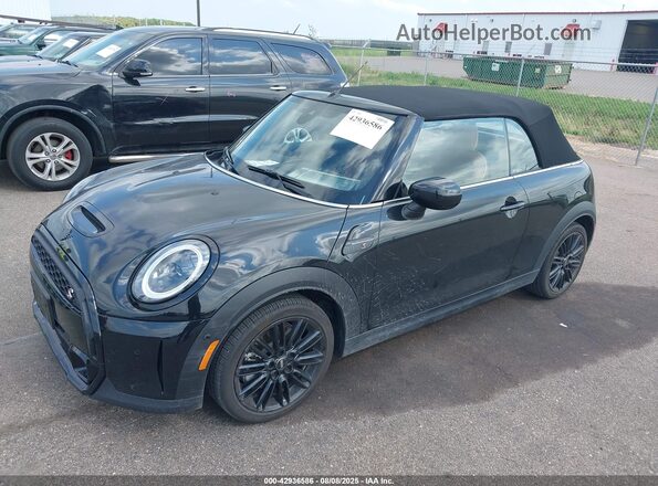 WMW43DL07R3S35709 2024 MINI CONVERTIBLE Черный Передняя левая четверть