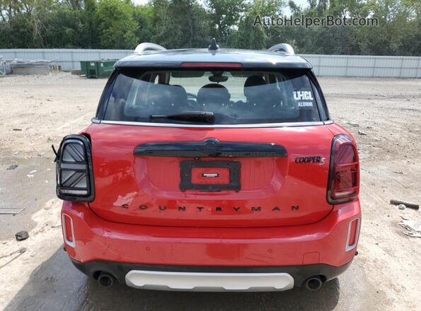 WMZ53BR02N3P06260 2022 MINI COOPER Red Widok z tyłu