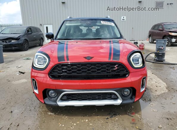 WMZ53BR02N3P06260 2022 MINI COOPER Red Widok z przodu