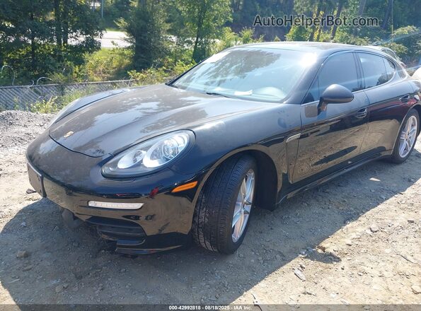 WP0AA2A76GL006032 2016 PORSCHE PANAMERA Черный Передняя левая четверть