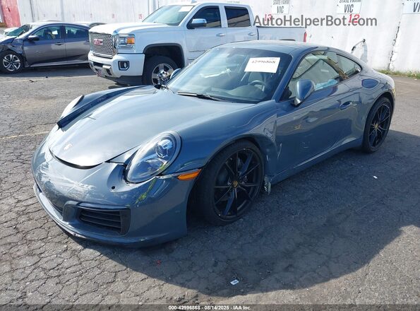 WP0AA2A98HS106108 2017 PORSCHE 911 Серый Передняя левая четверть