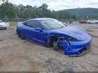 2022 Porsche Taycan   Blue vin: WP0AA2Y12NSA12093