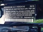 2025 Porsche Panamera 4 Черный vin: WP0AA2YA8SL001781