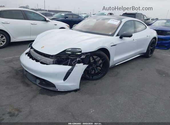 WP0AC2Y13LSA72410 2020 PORSCHE TAYCAN Белый Передняя левая четверть