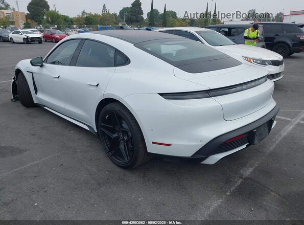 WP0AC2Y13LSA72410 2020 PORSCHE TAYCAN Белый Задняя левая четверть