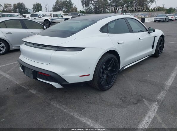 WP0AC2Y13LSA72410 2020 PORSCHE TAYCAN Белый Задняя правая четверть